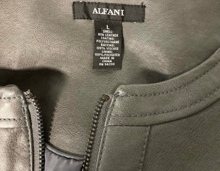 Jacket ALFANI Leather Biker Jacket *Size L