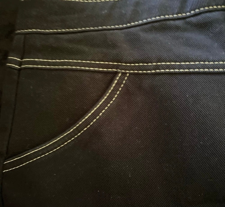 ZARA The Bold Stitch Cargo Mini Skirt *Size L