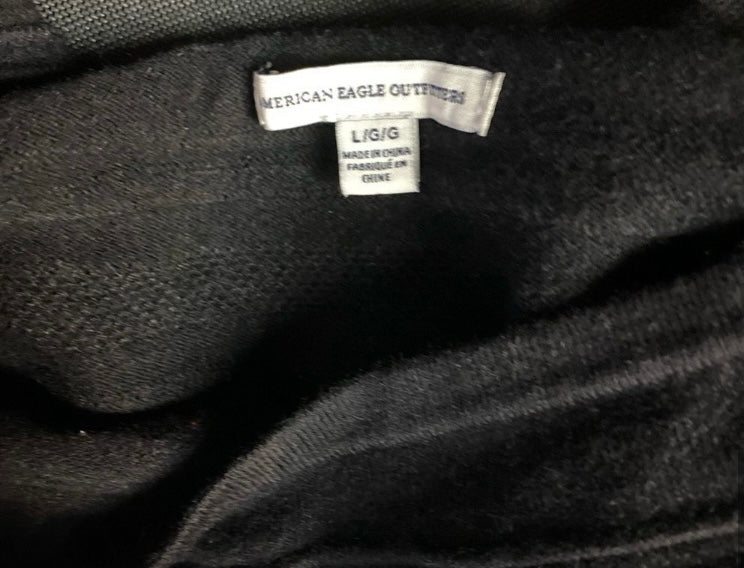 AMERICAN EAGLE OUTFITTERS Rib Knit Stretch Cropped Sweater *Size L