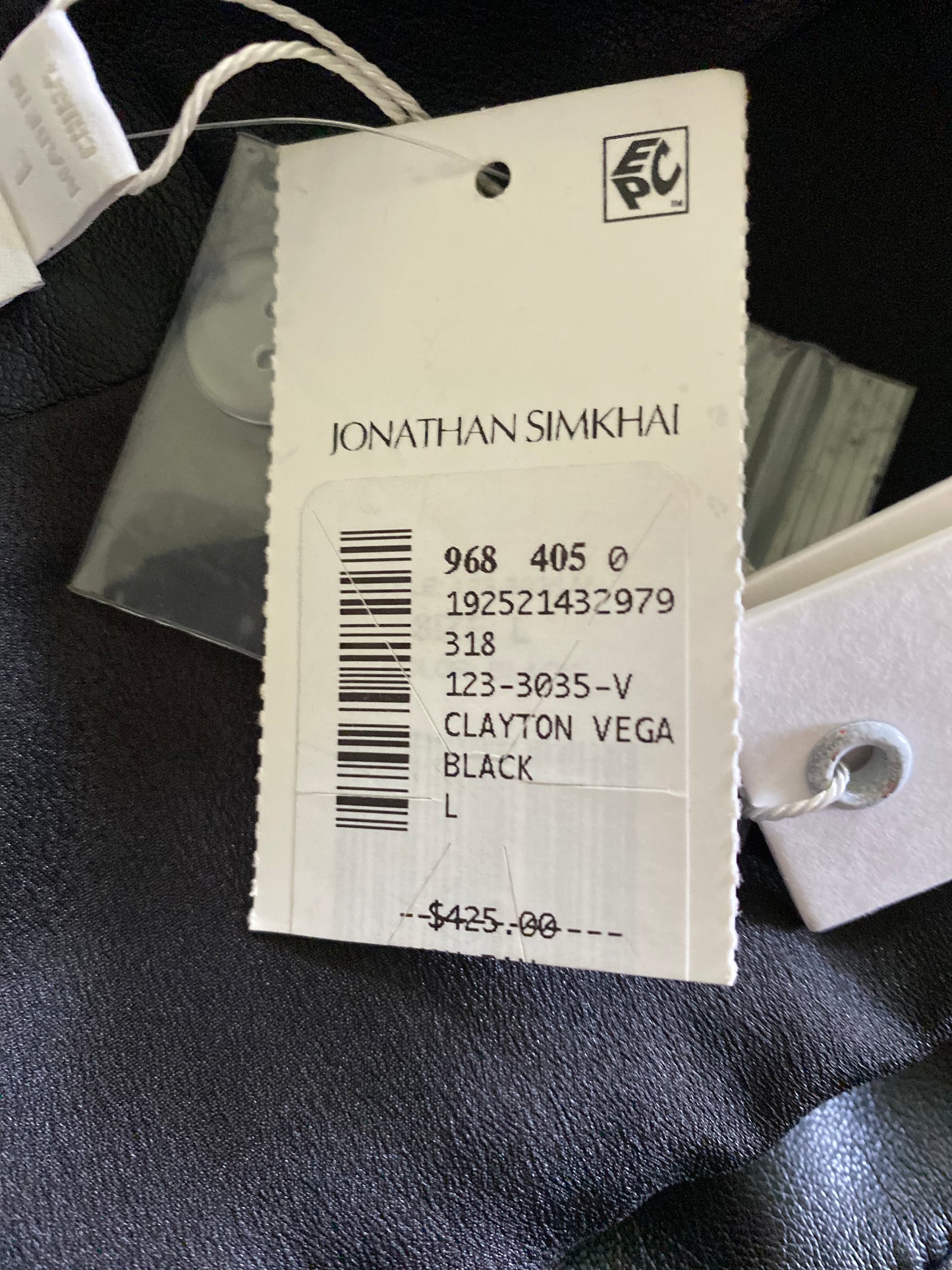 JONATHON SIMKAI The Clayton Vegan Leather Mini Skirt *Size L