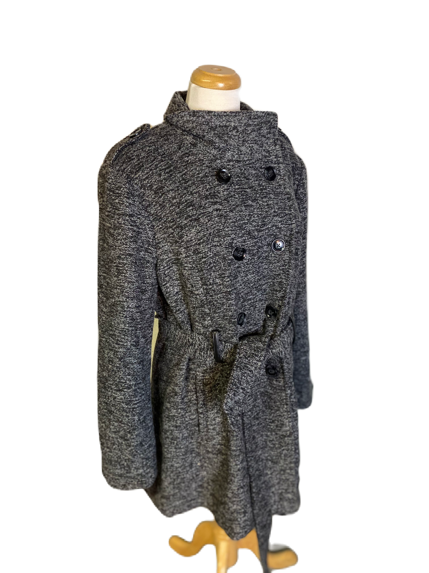 SHEBBY Tweed Wool Blend Coat *Size 1X