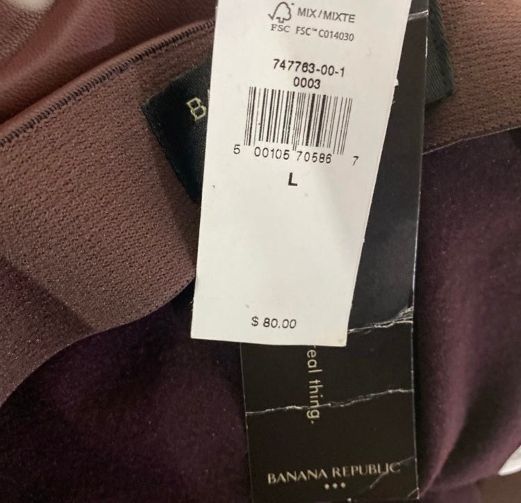 BANANA REPUBLIC Vegan Leather Pants *Size L Retail $80