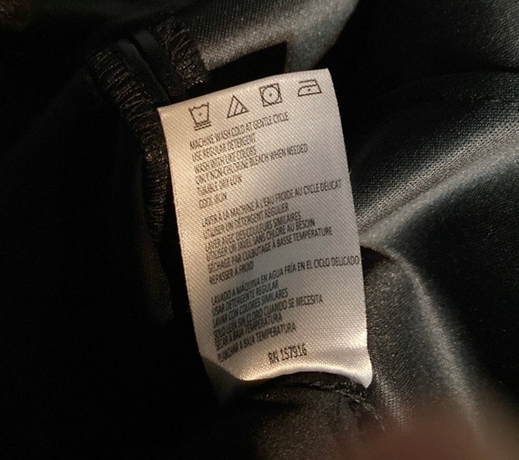 H by HALSON Vegan Loose Fit Leather Pants *Size M