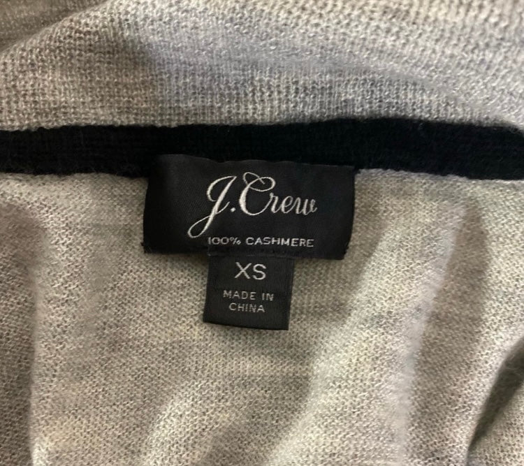J. CREW Cashmere Collard Sweater *Size XS