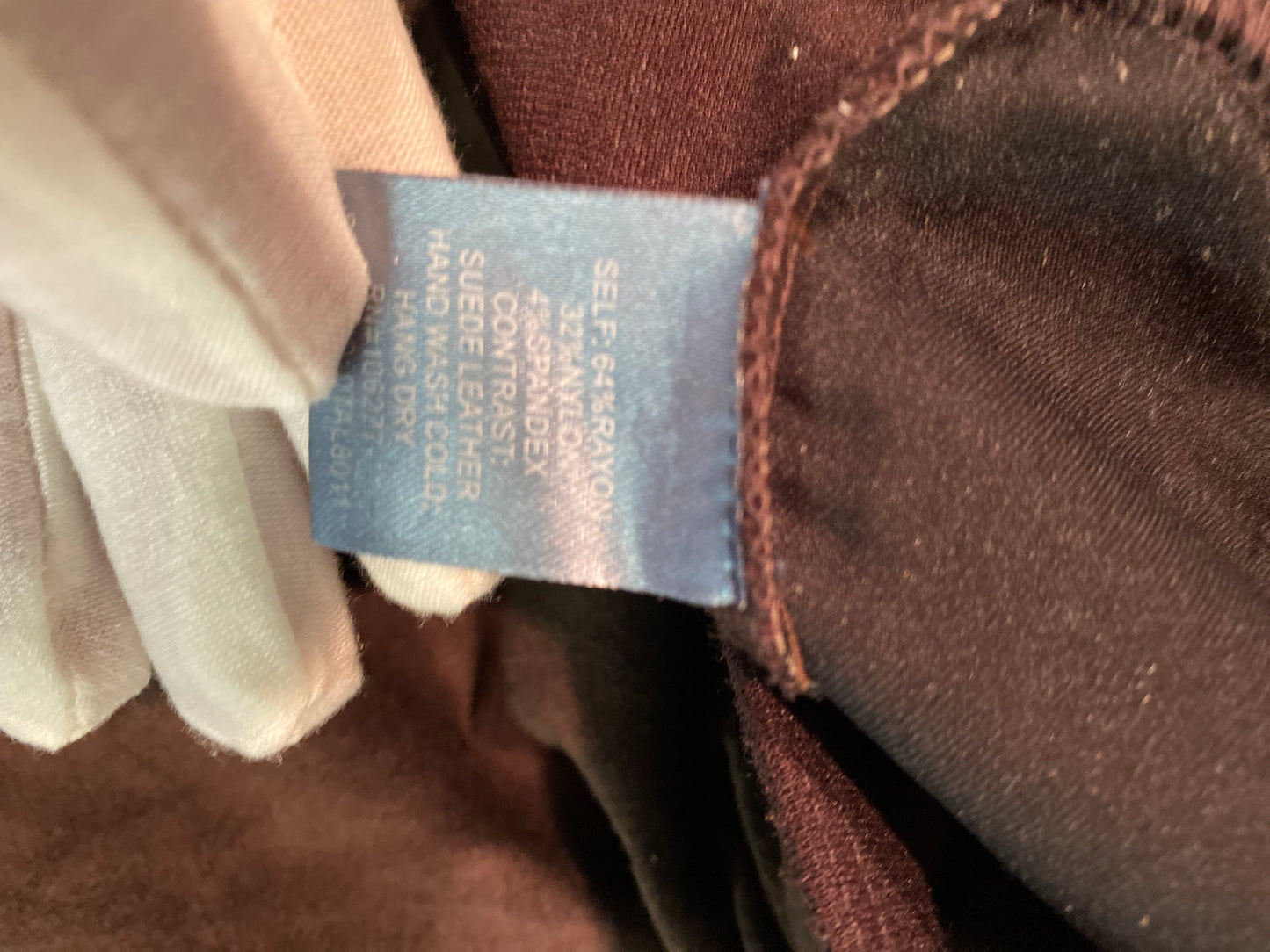 HALE BOB Vegan Suede Riding Style Leggings/Trousers *Size M