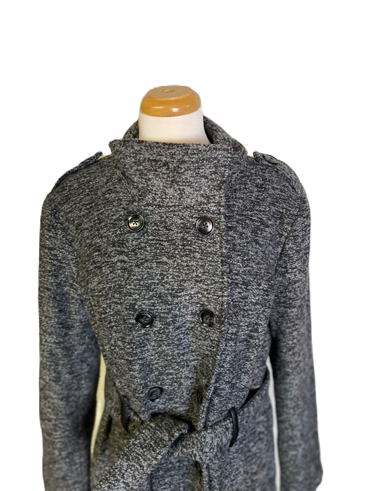 SHEBBY Tweed Wool Blend Coat *Size 1X
