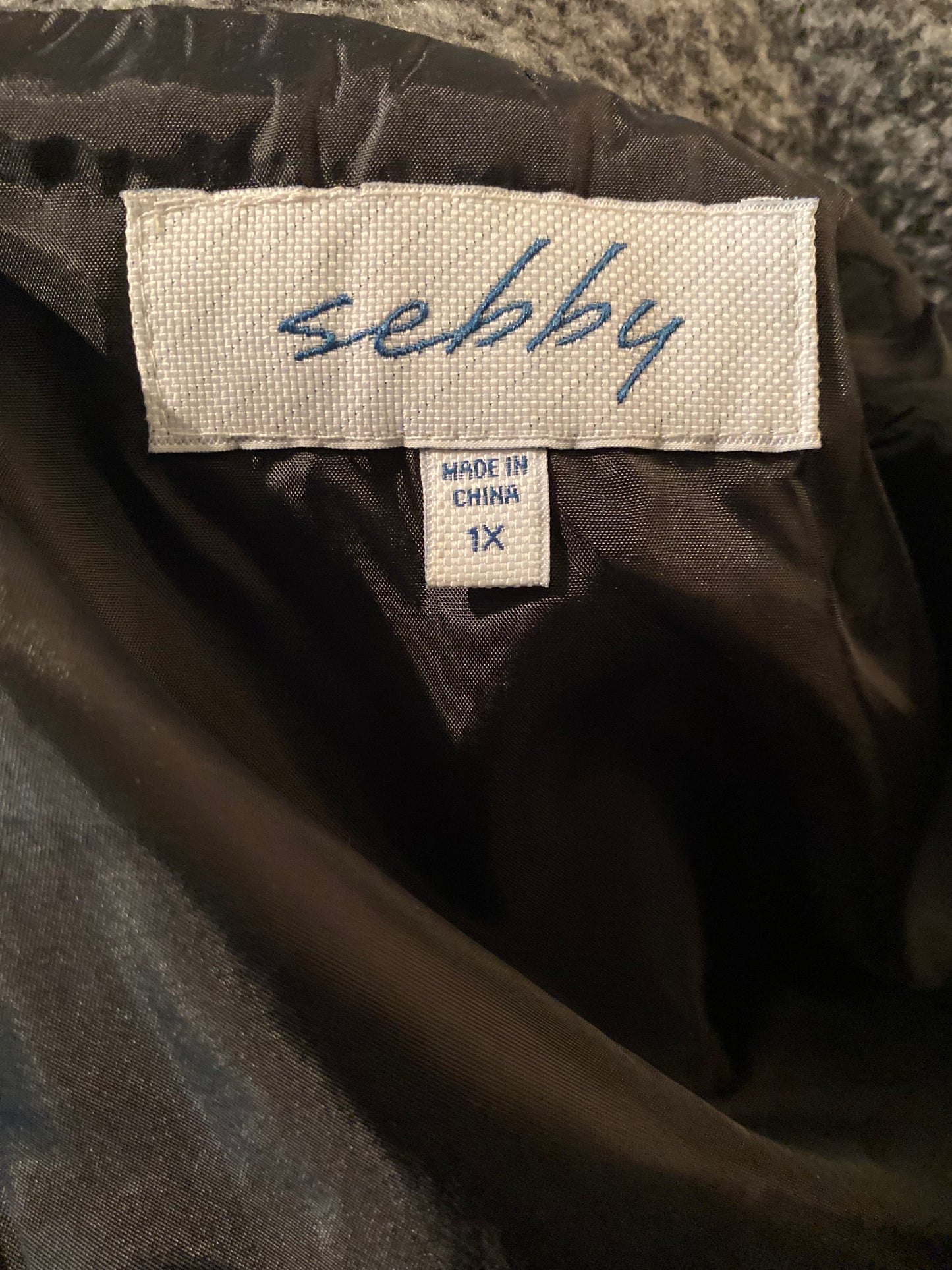SHEBBY Tweed Wool Blend Coat *Size 1X