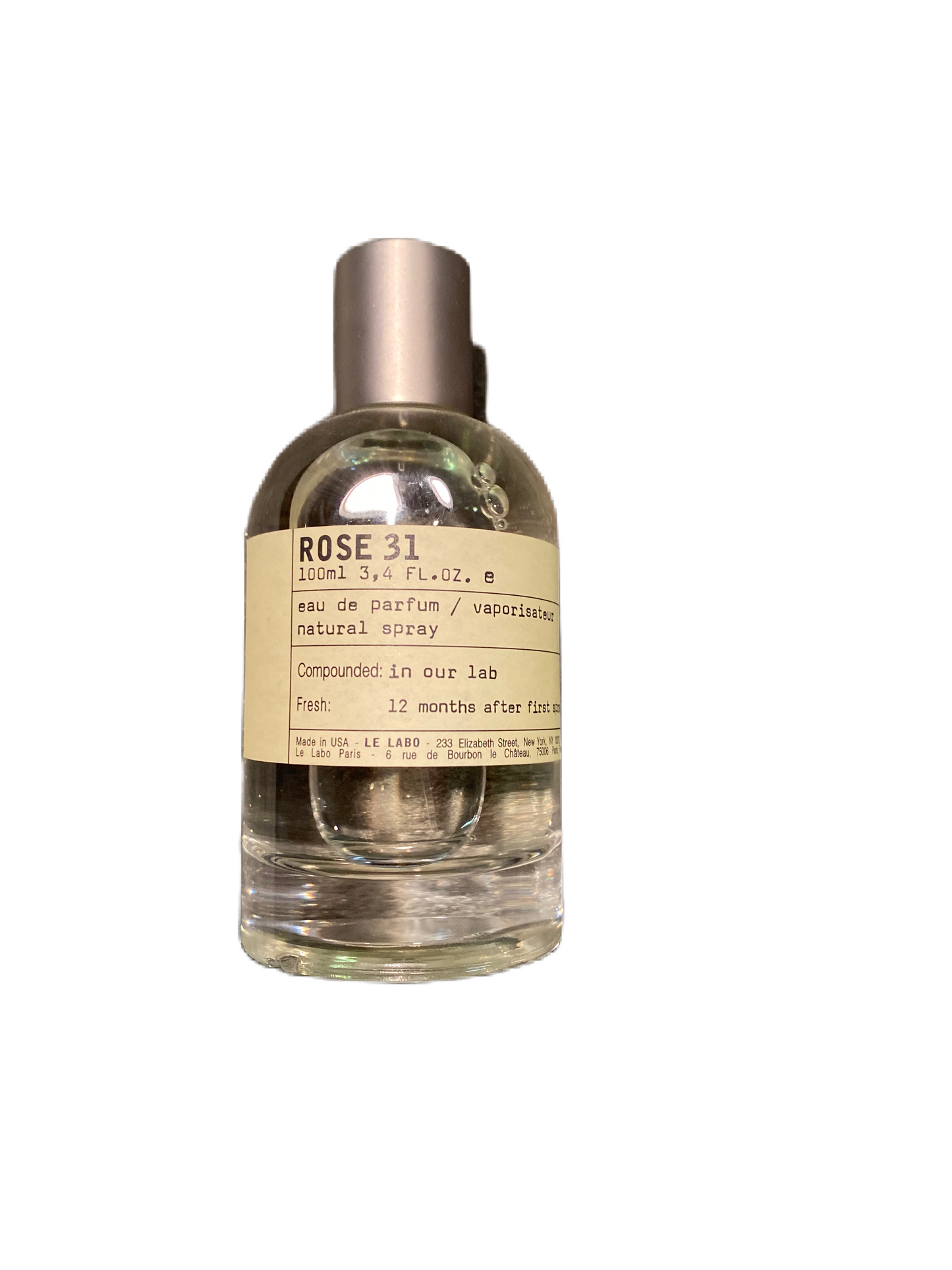 LE  LABO ROSE 31 Perfume  100ml