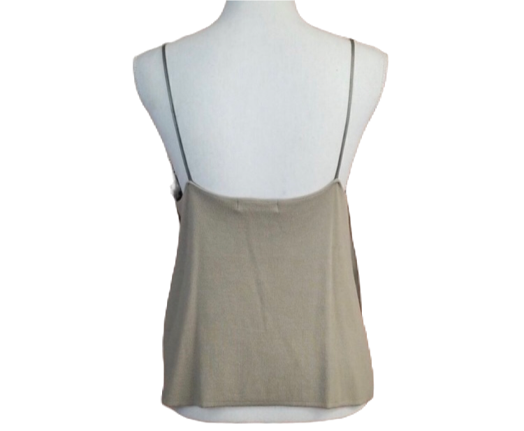 ZARA KNIT Bronze Vegan Tank Top *Size L