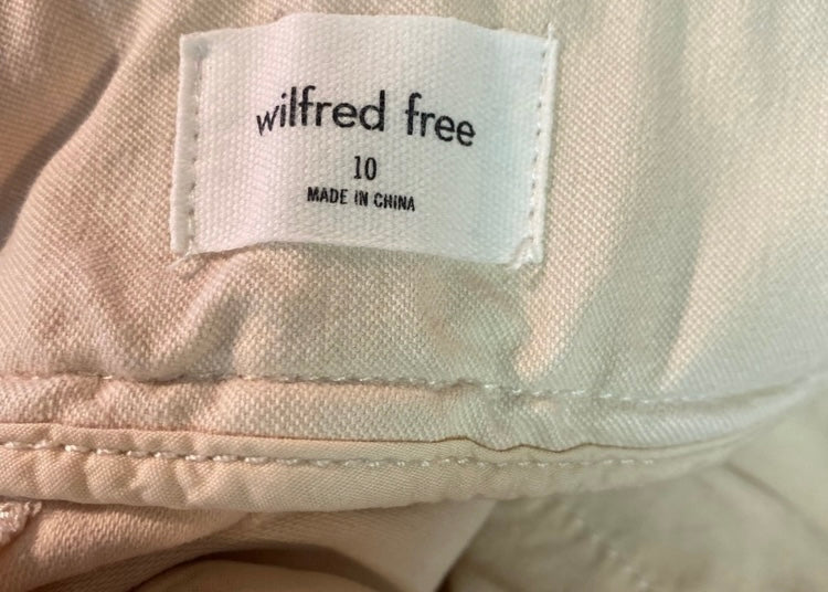 ARITZIA WILFRED FREE The Wide Leg Khaki Jean *Size 10