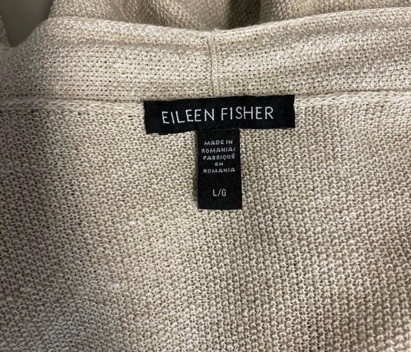 EILEEN FISHER Linen Cardigan * Sale L