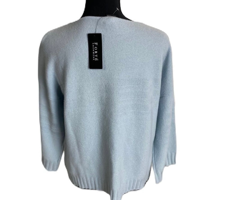 FORTE CASHMERE Pale Blue Sweater *Size M