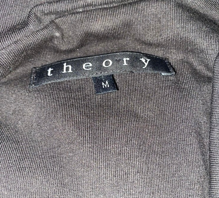 THEORY Leather Crop Jacket *Size M