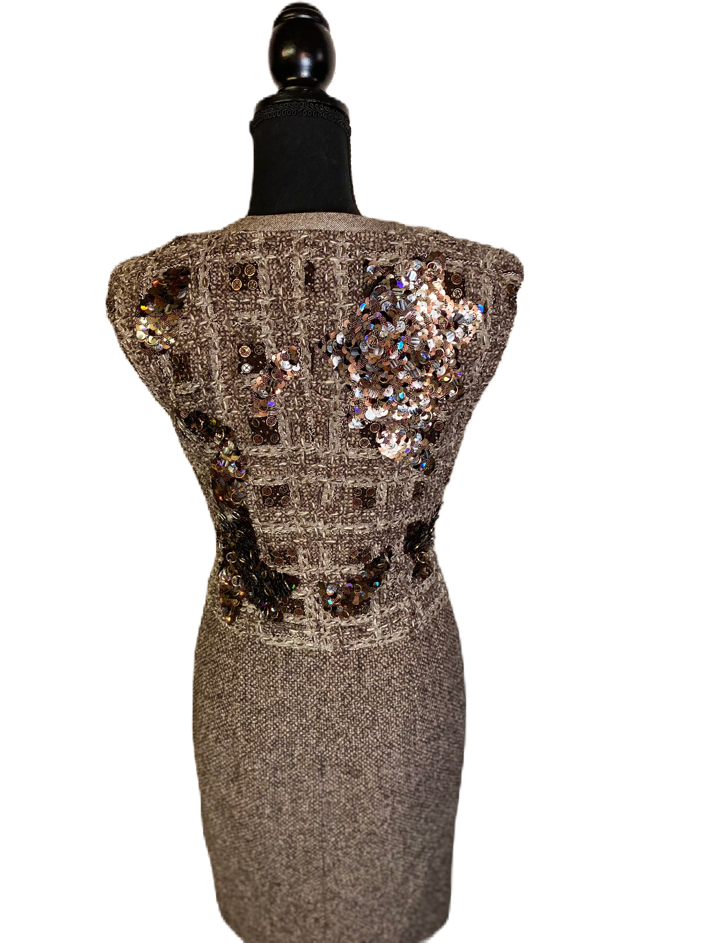 ESCADA Tweed Sequin Dress *Size 34