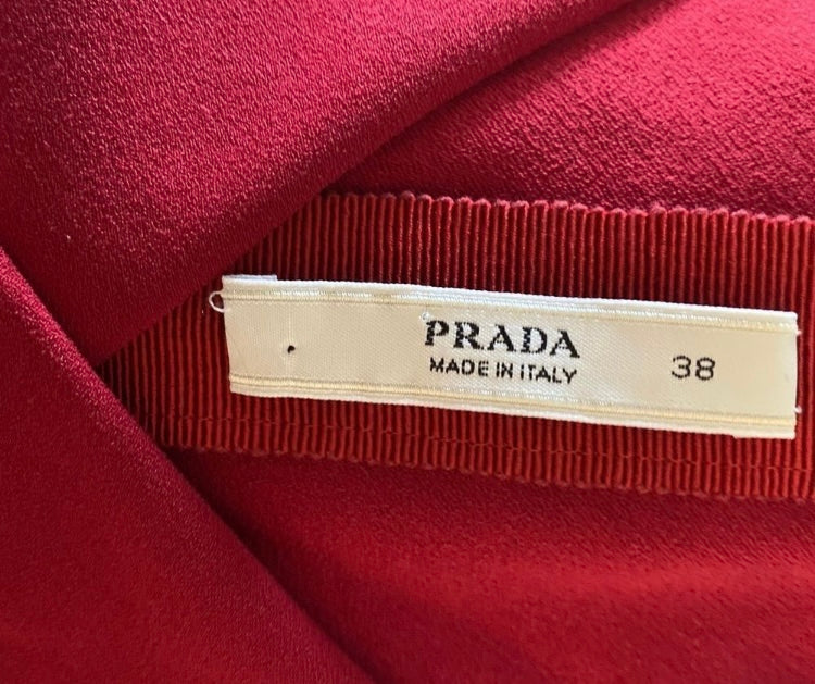 PRADA The Red Fitted Cocktail Dress *Size 38