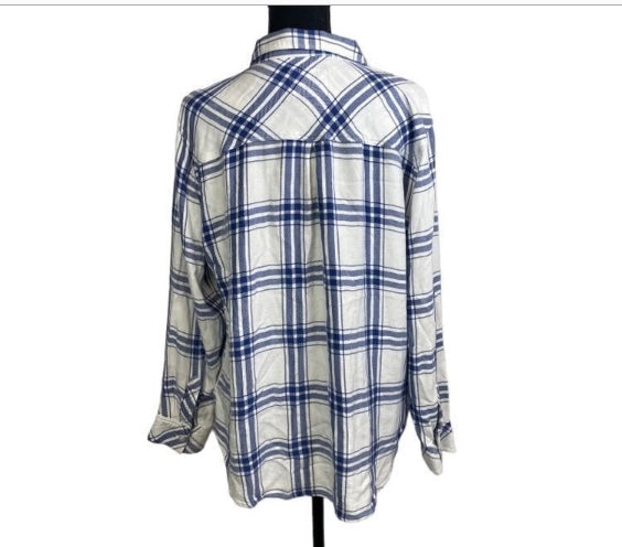 RAILS The White Sapphire Flannel *Size XL