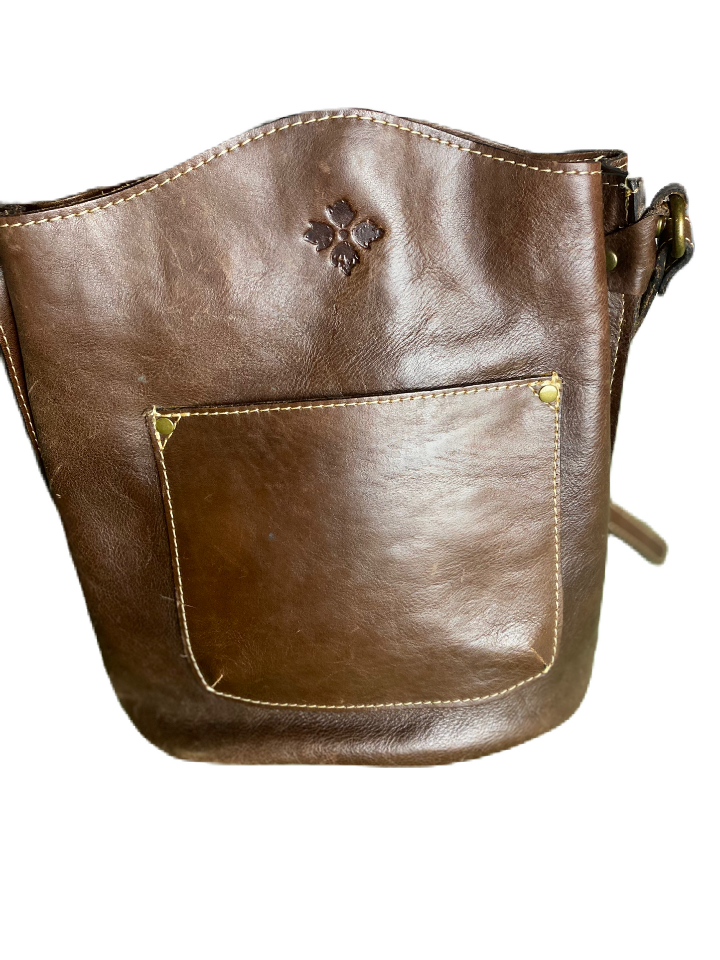 PATRICIA NASH Lavello Cutout Tooled Leather Strap Bag