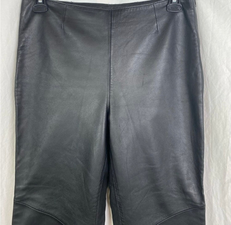 SIENA STUDIO Leather Straight Cut Pants *Size 12