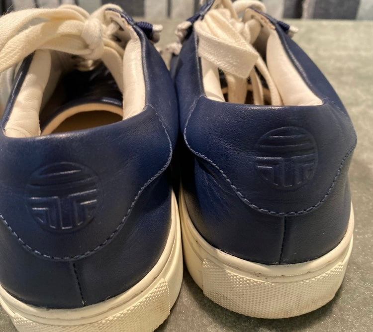 TORY BURCH Ruffle Sneakers in Sea Blue
