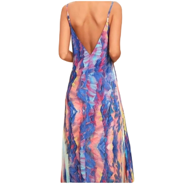 LULU'S Watercolor Maxi Dress *Size XL