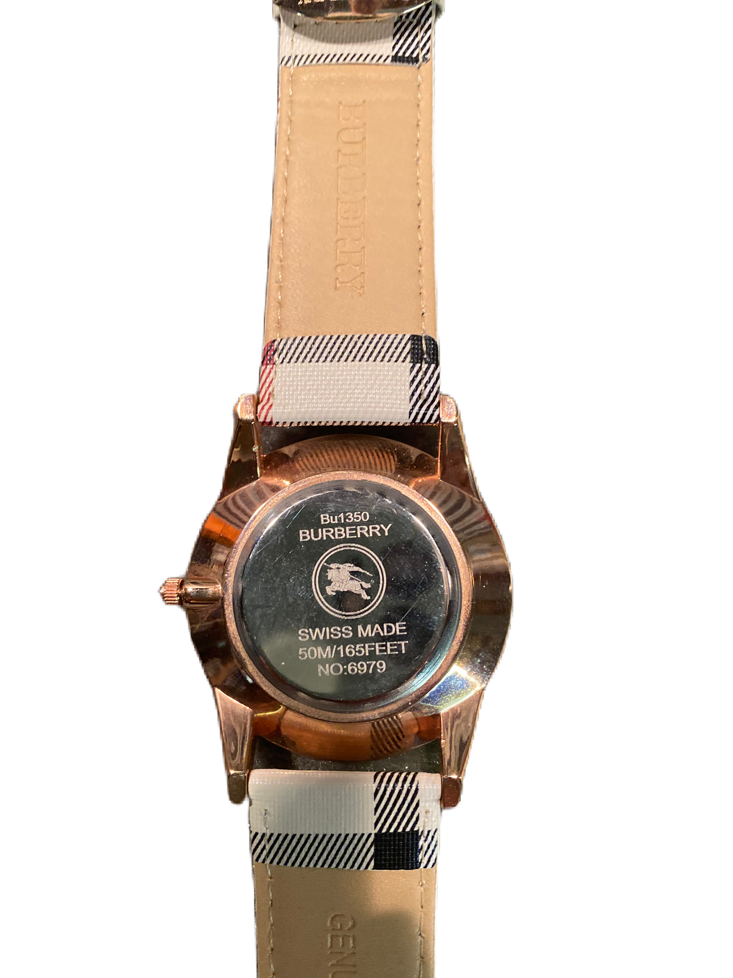 BURBERRY Oversized Face Watch