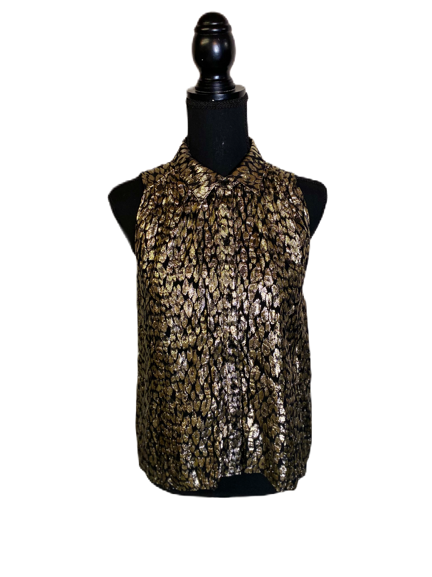 JOE'S Foil Collar Sleeveless Blouse *Size S