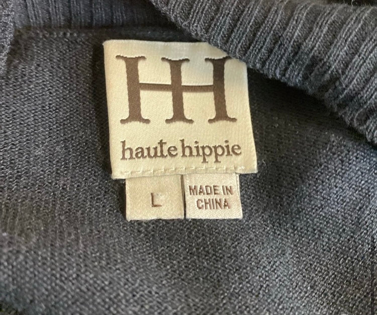 HAUTE HIPPIE Silk Cardigan *Size L