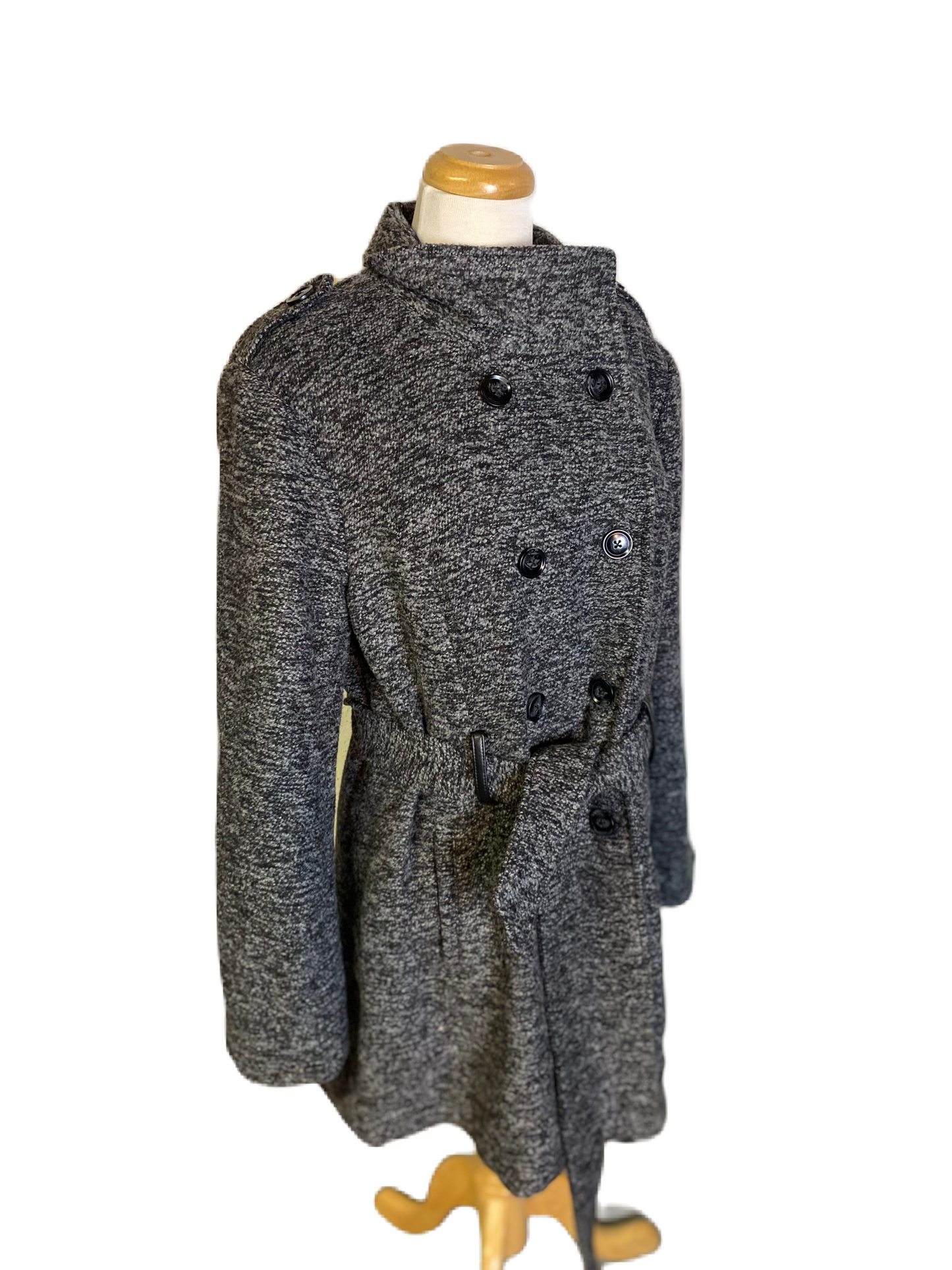 SHEBBY Tweed Wool Blend Coat  *Size 1X