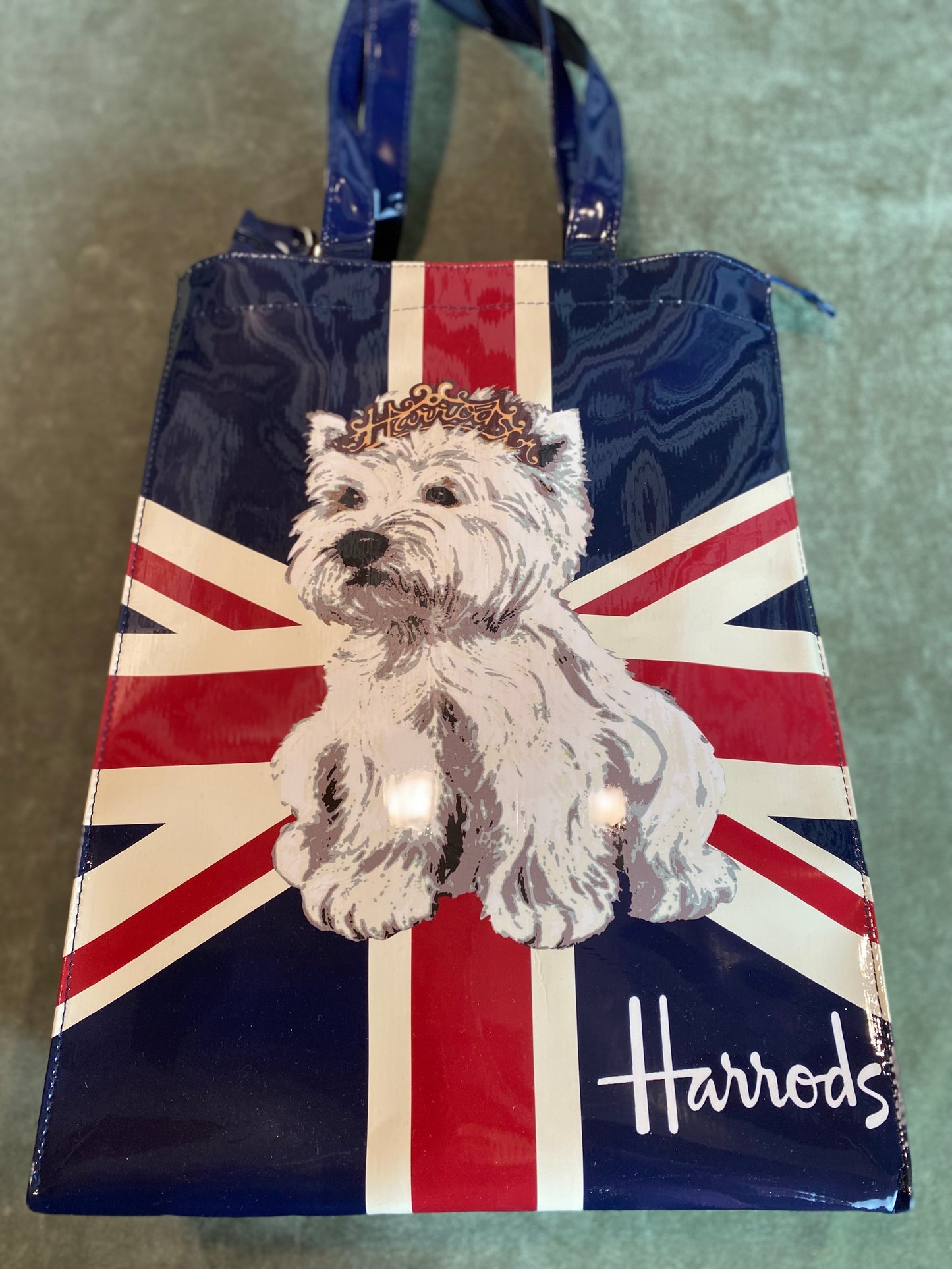 A. HARRODS Westie London Girl Shopper