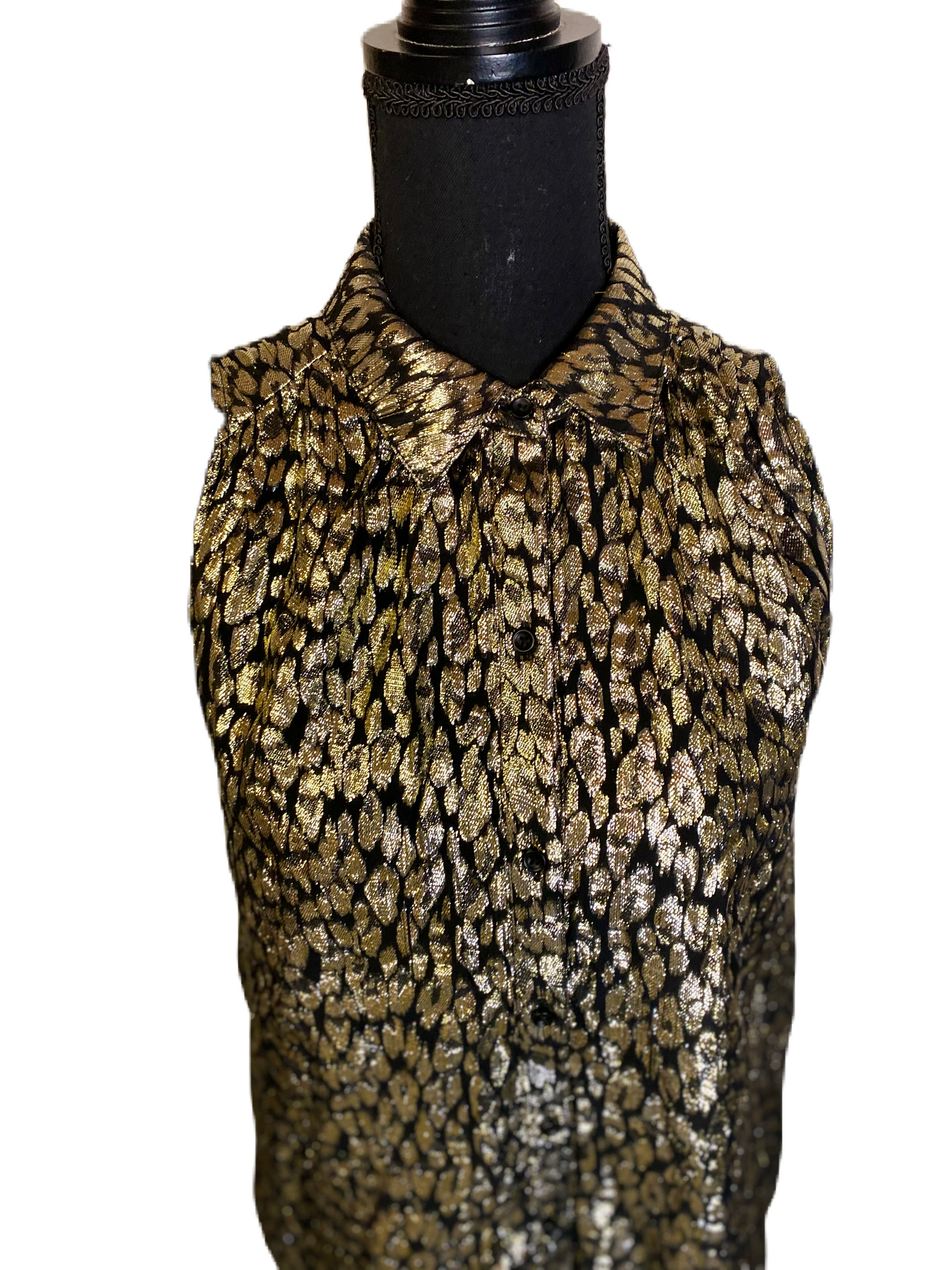 JOE'S Foil Collar Sleeveless Blouse *Size S