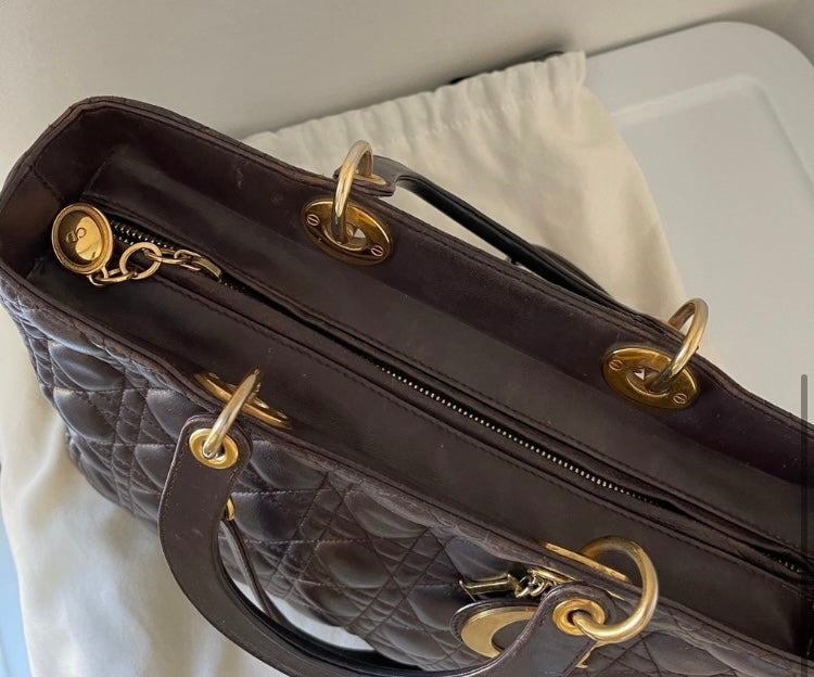 CHRISTIAN DIOR CANNAGE BAG *Large