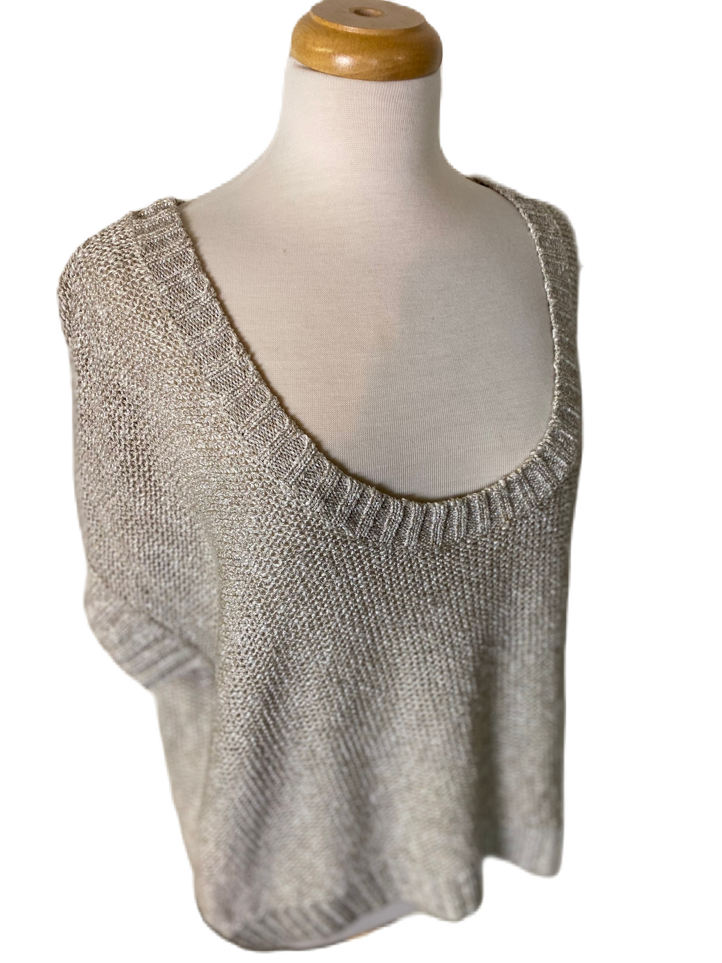 ALICE + OLIVIA Loose Fit Knit Linen Sweater *Size L