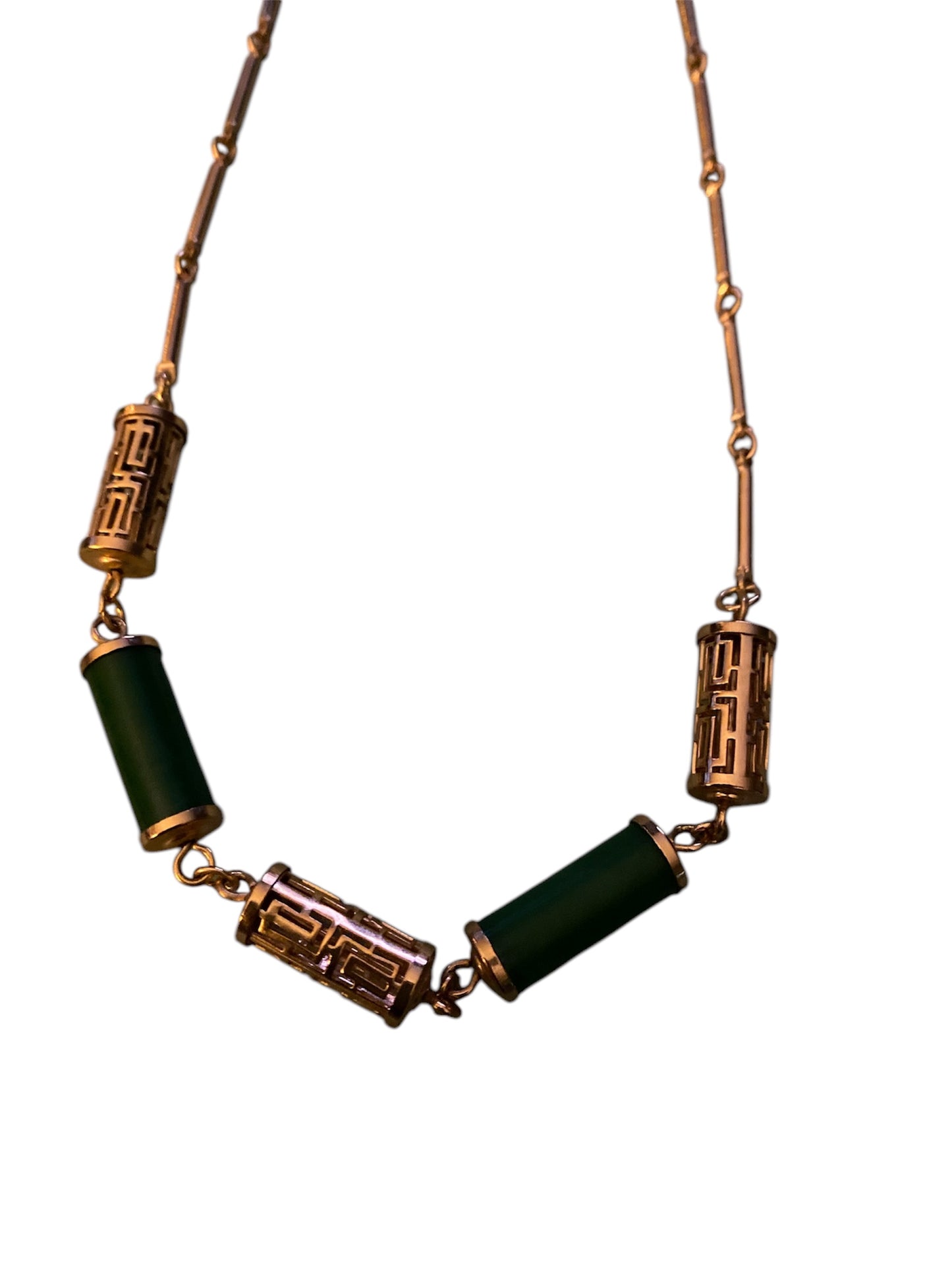 SARAH Co. Jade Garden Chocker Necklace