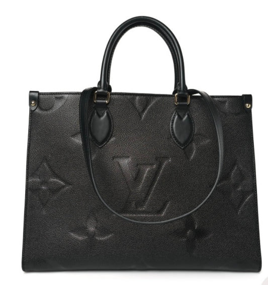 LV Onthego MM Black Bag *Size M