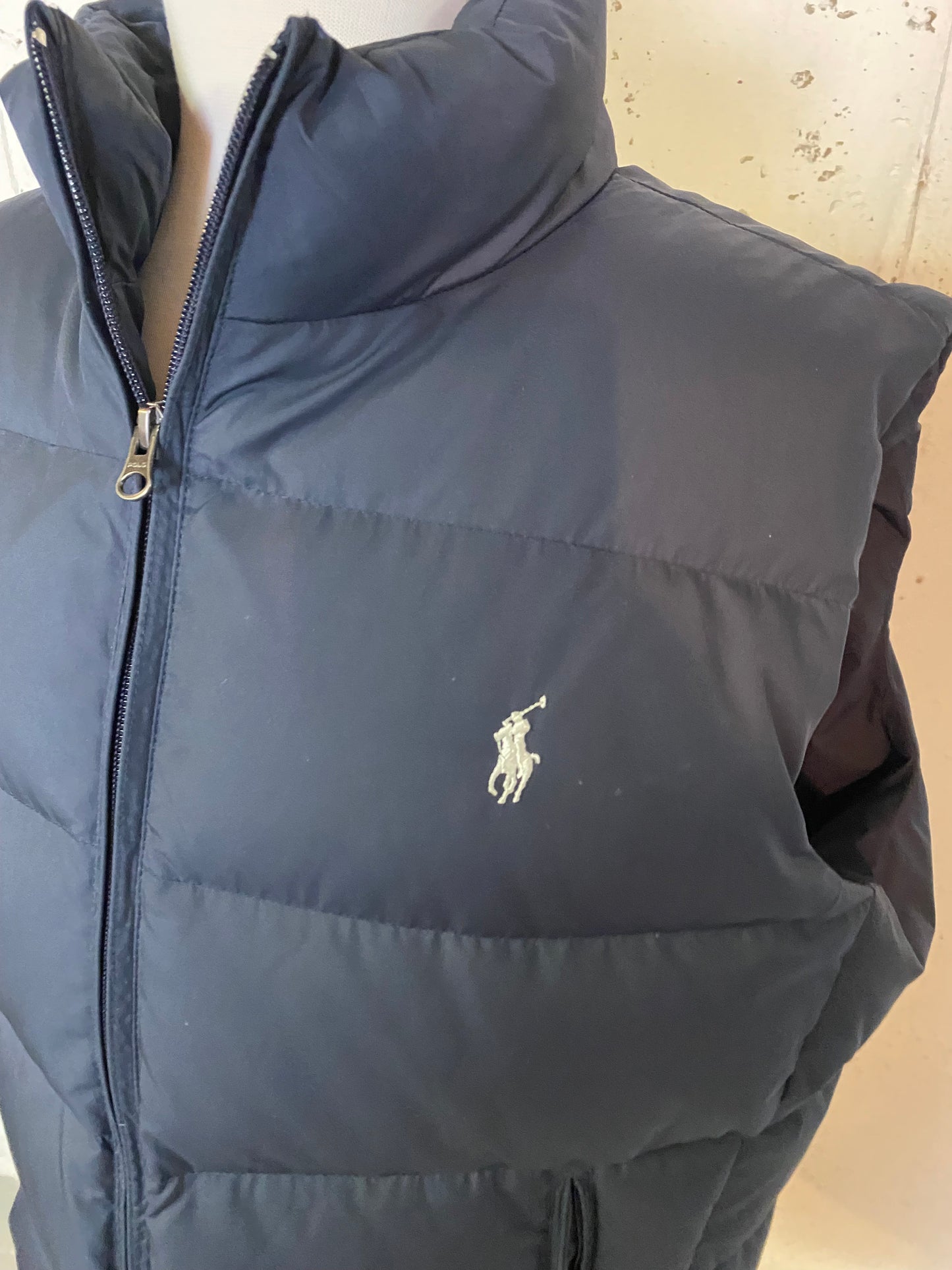 RALPH LAUREN SPORT Navy Down Vest *Size XL