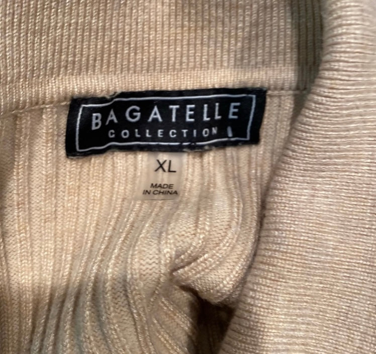 BAGATELLE Ribbed Knit Sweater *Size XL