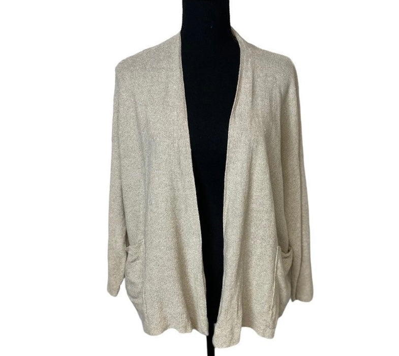 EILEEN FISHER Linen Cardigan * Sale L