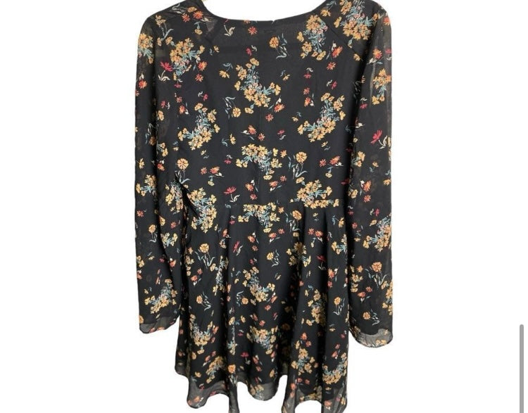 FREE PEOPLE Loloi Floral Mini Dress *Size L