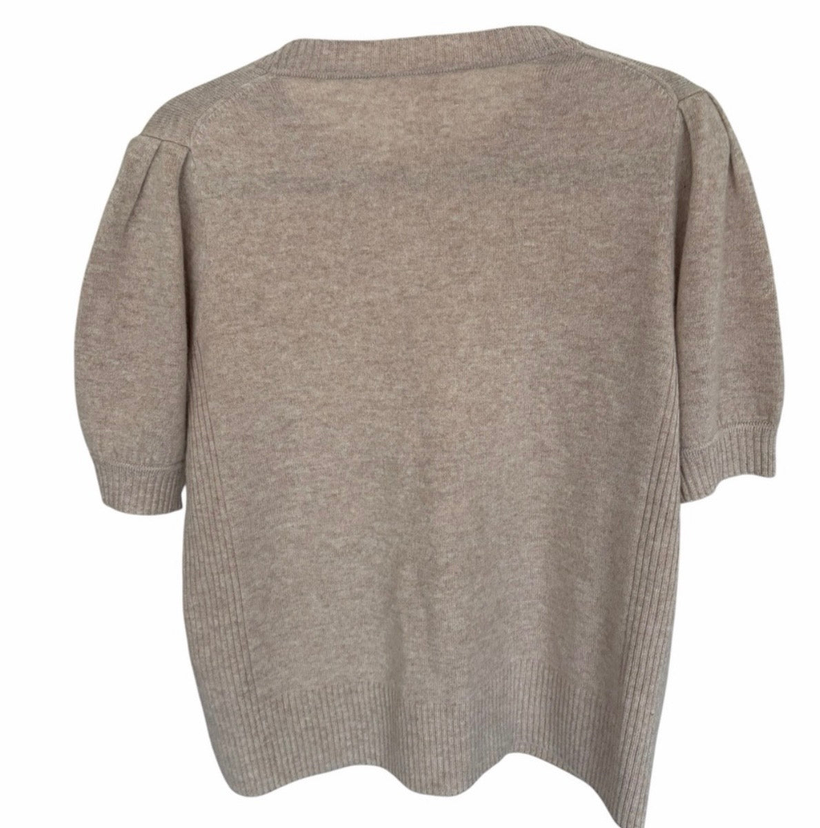CASLON Cashmere Blend Short Sleeve Sweater Size L