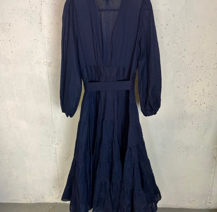 BANANA REPUBLIC Navy Tiered Maxi Dress *Size XL SOLD OUT ON WEBSITE