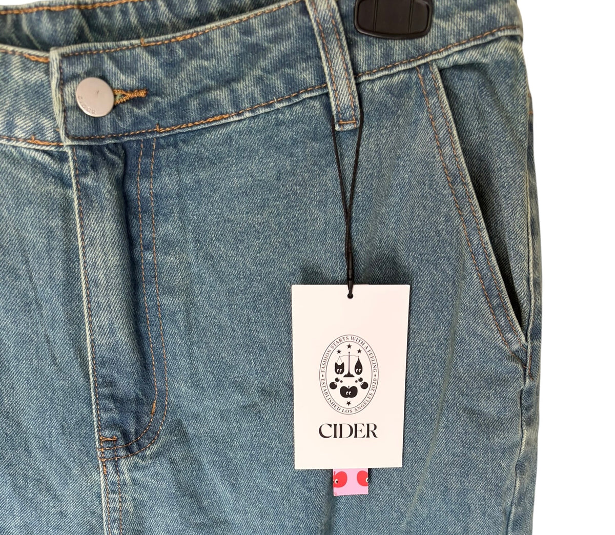 CIDER Plus Size Wide Leg Jeans Size XL