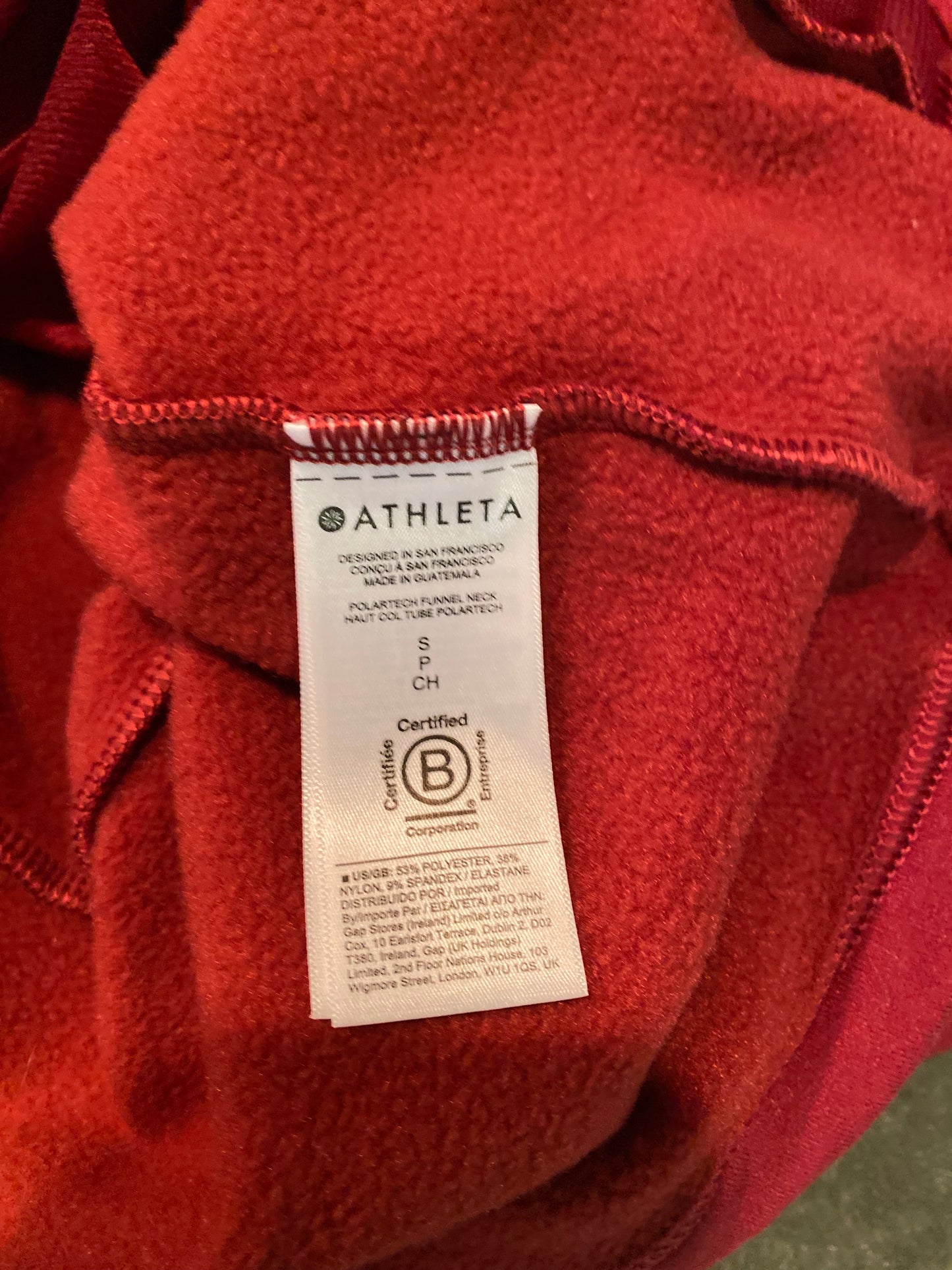 ATHLETA Altitude Lined Funnel Neck Sweatshirt *Size S