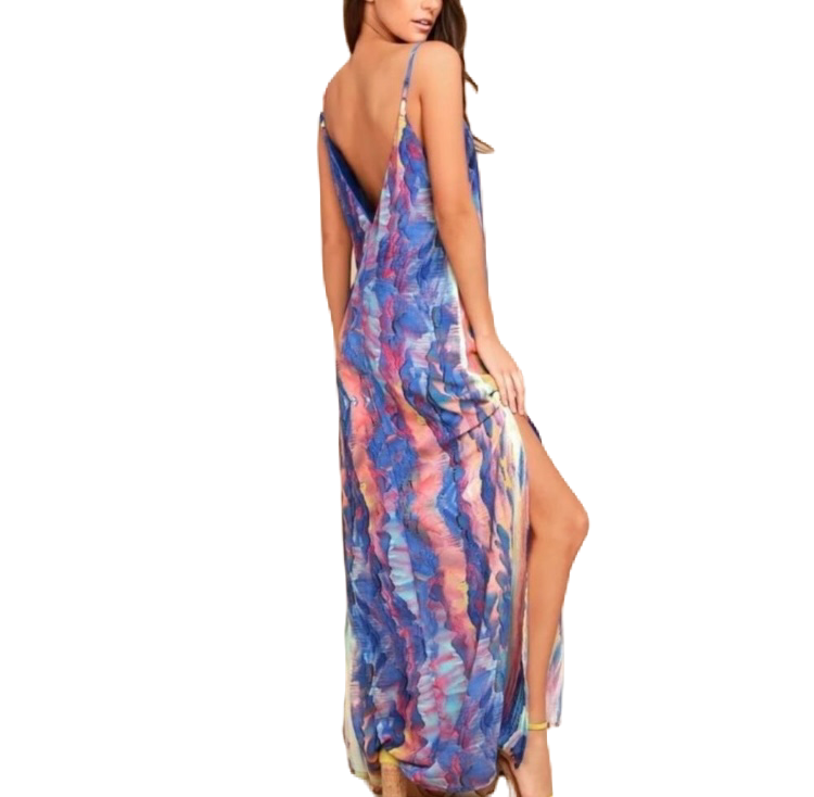 LULU'S Watercolor Maxi Dress *Size XL