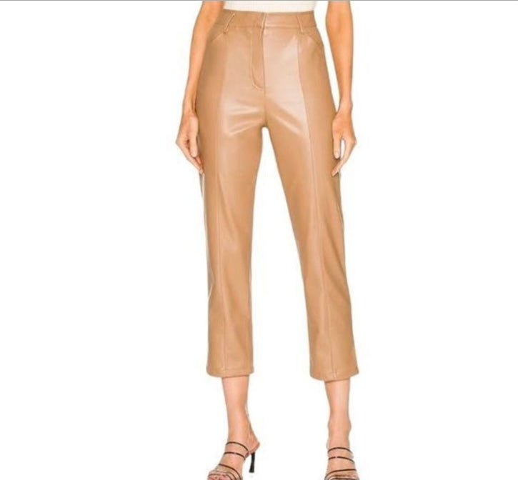 RACHEL ZOE High Waist Vegan Leather Pants *Size 10