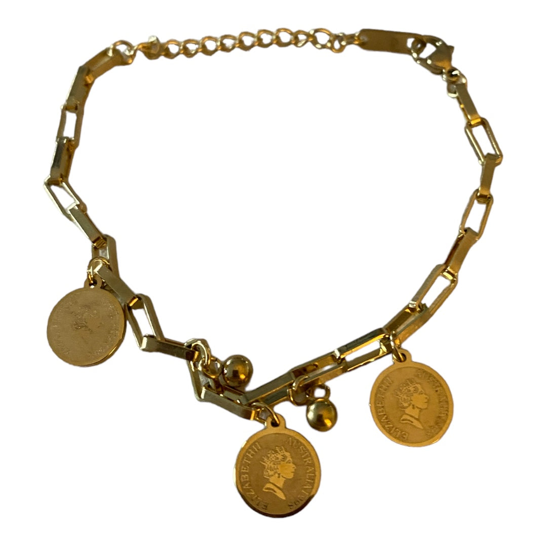 Boutique Coin Charm Bracelet