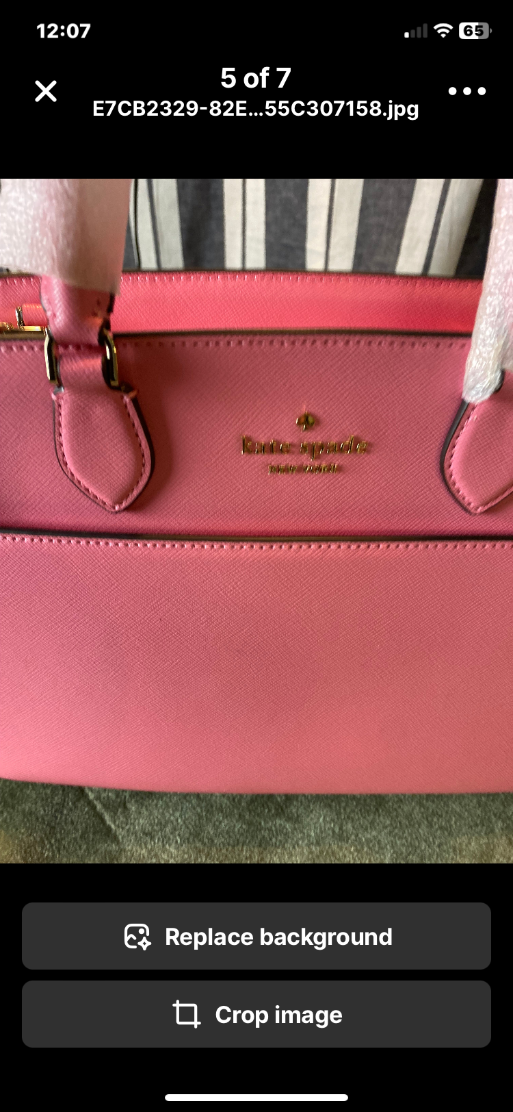 KATE SPADE Madison Saffiano Leather Bag in Blossom