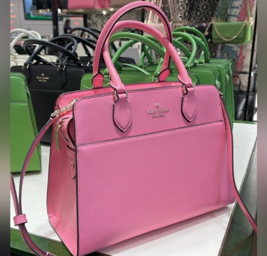 KATE SPADE Madison Saffiano Leather Bag in Blossom