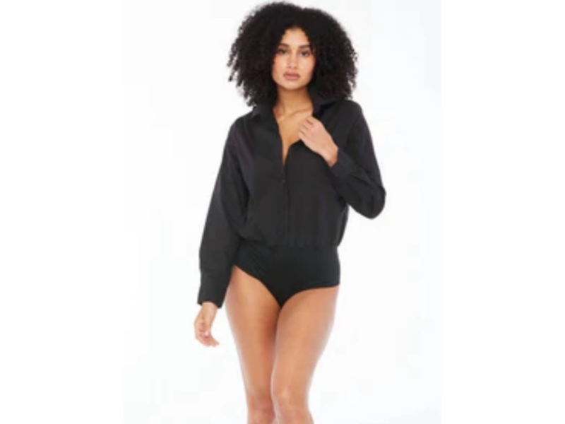 SUNDAY’S Black Anna Bodysuit New With Tags Size L