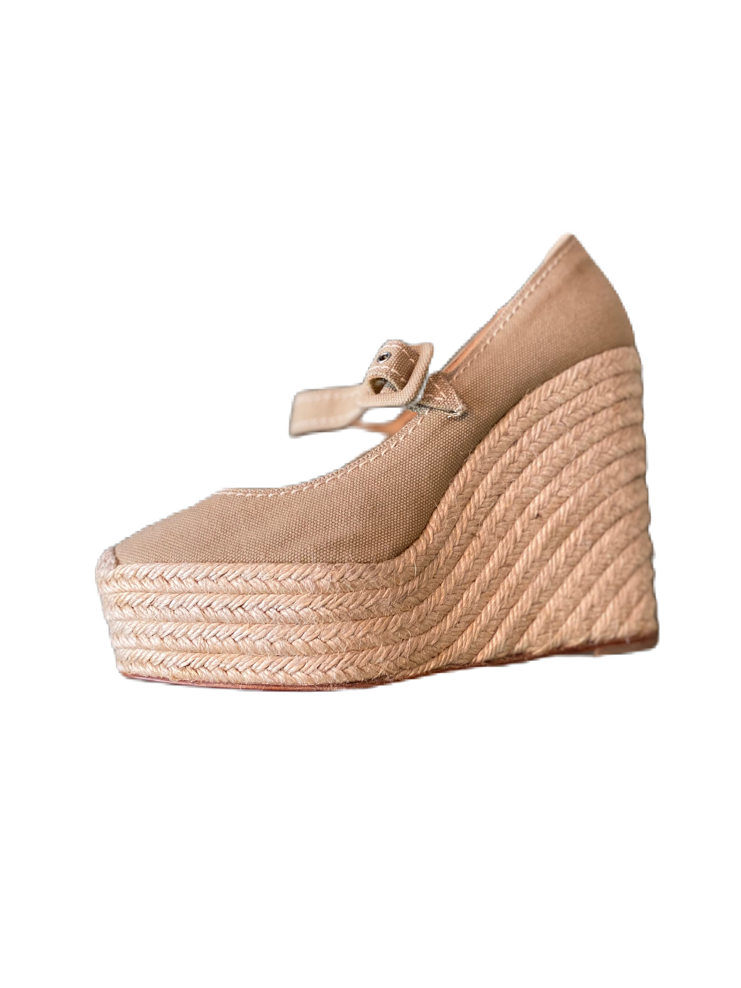 CHRISTIAN LOUBOUTIN Mallorca Wedge Espadrille *Size 38/7.5