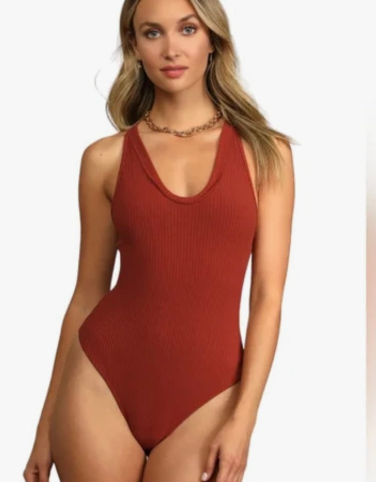 Free People Ribbed Bodysuit *Size M